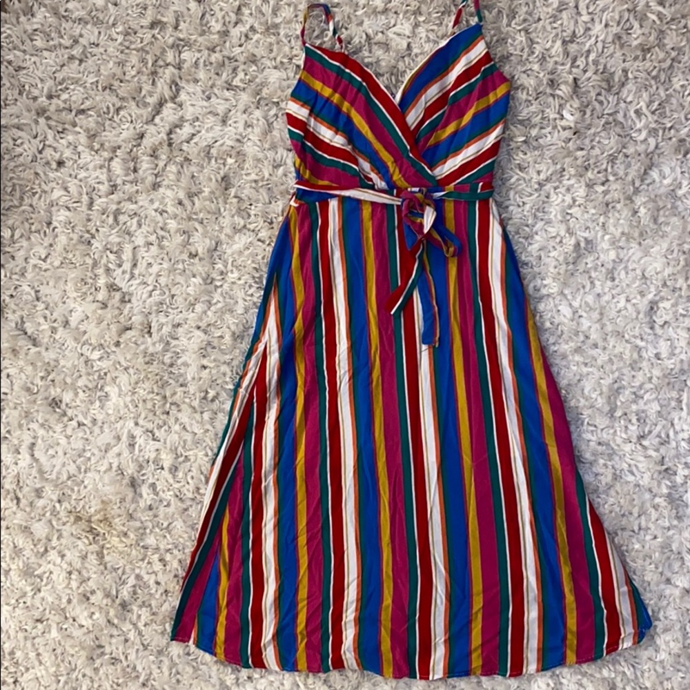 blue Rain midi summer dress